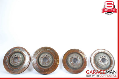 13-19 Mercedes X166 GL450 GL550 Complete Front & Rear Brake Rotor Disc Set of 4
