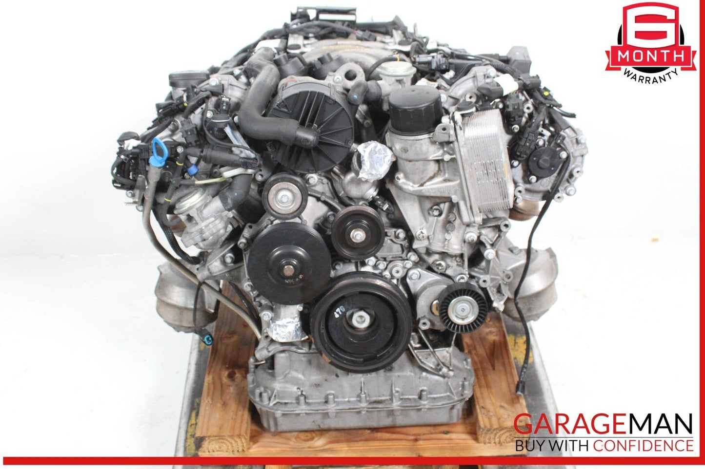 07-11 Mercedes W221 S550 CL550 5.5L V8 Engine Motor Block Assembly OEM 173k