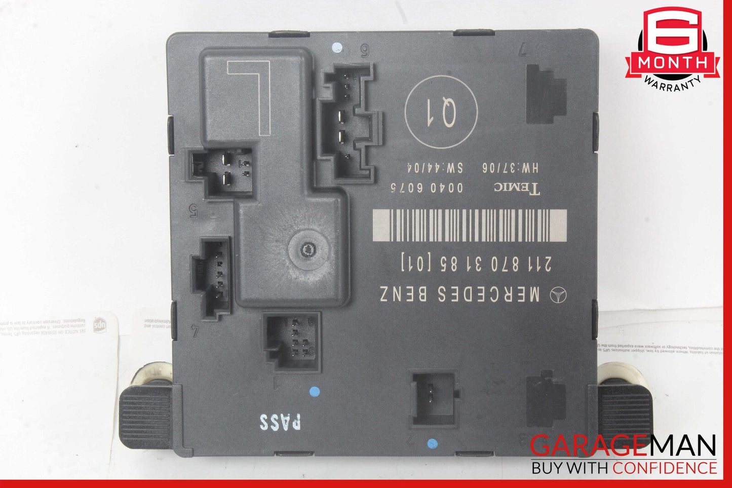 03-09 Mercedes W211 E320 E550 E63 AMG Rear Left Driver Door Control Module OEM