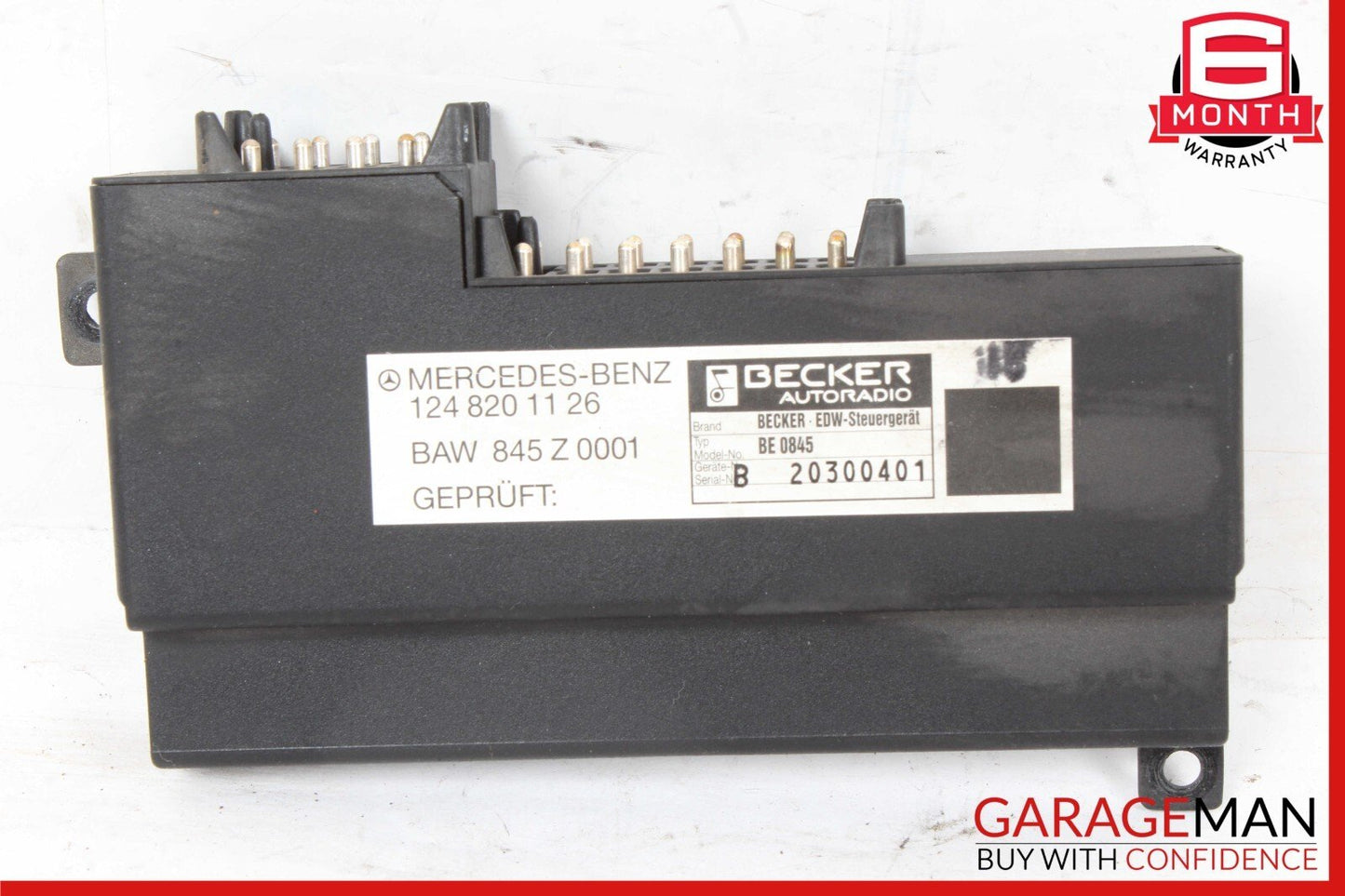 87-93 Mercede W124 300TE 300TD Becker Radio ECU Module 1248201126 OEM
