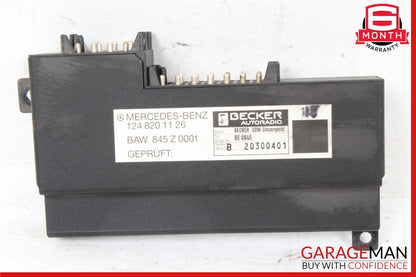 87-93 Mercede W124 300TE 300TD Becker Radio ECU Module 1248201126 OEM