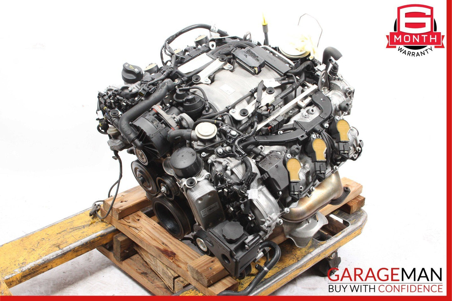08-11 Mercedes W204 C300 Engine Motor Block Assembly 3.0L V6 M272 RWD 130k
