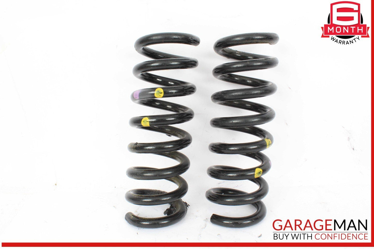 00-06 Mercedes W220 S430 S500 Rear Right & Left Shock Absorber Coil Spring OEM