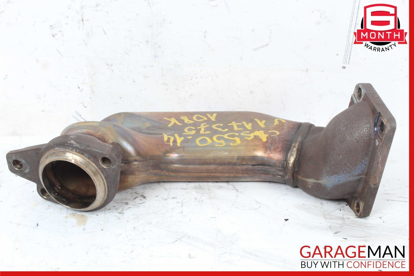 12-18 Mercedes W218 CLS500 E550 4.6L Left Exhaust Pipe Adapter 2781400908 OEM