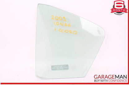 08-12 Honda Accord LX-P Rear Left Driver Side Door Vent Glass OEM