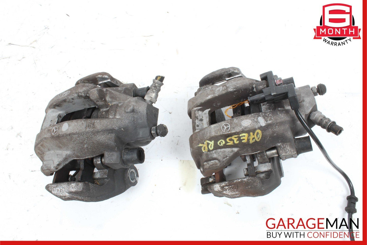 07-11 Mercedes W211 E350 E550 Rear Left & Right Brake Caliper Calipers Set OEM