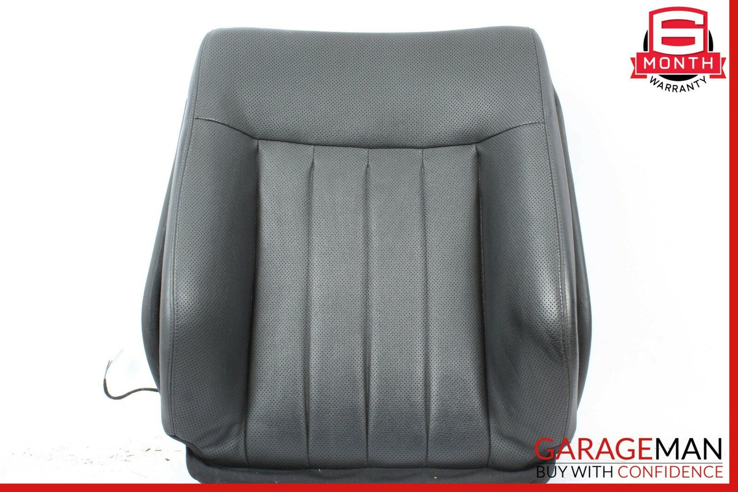 10-16 Mercedes W212 E500 E400 Front Left Top Upper Seat Cushion Black OEM