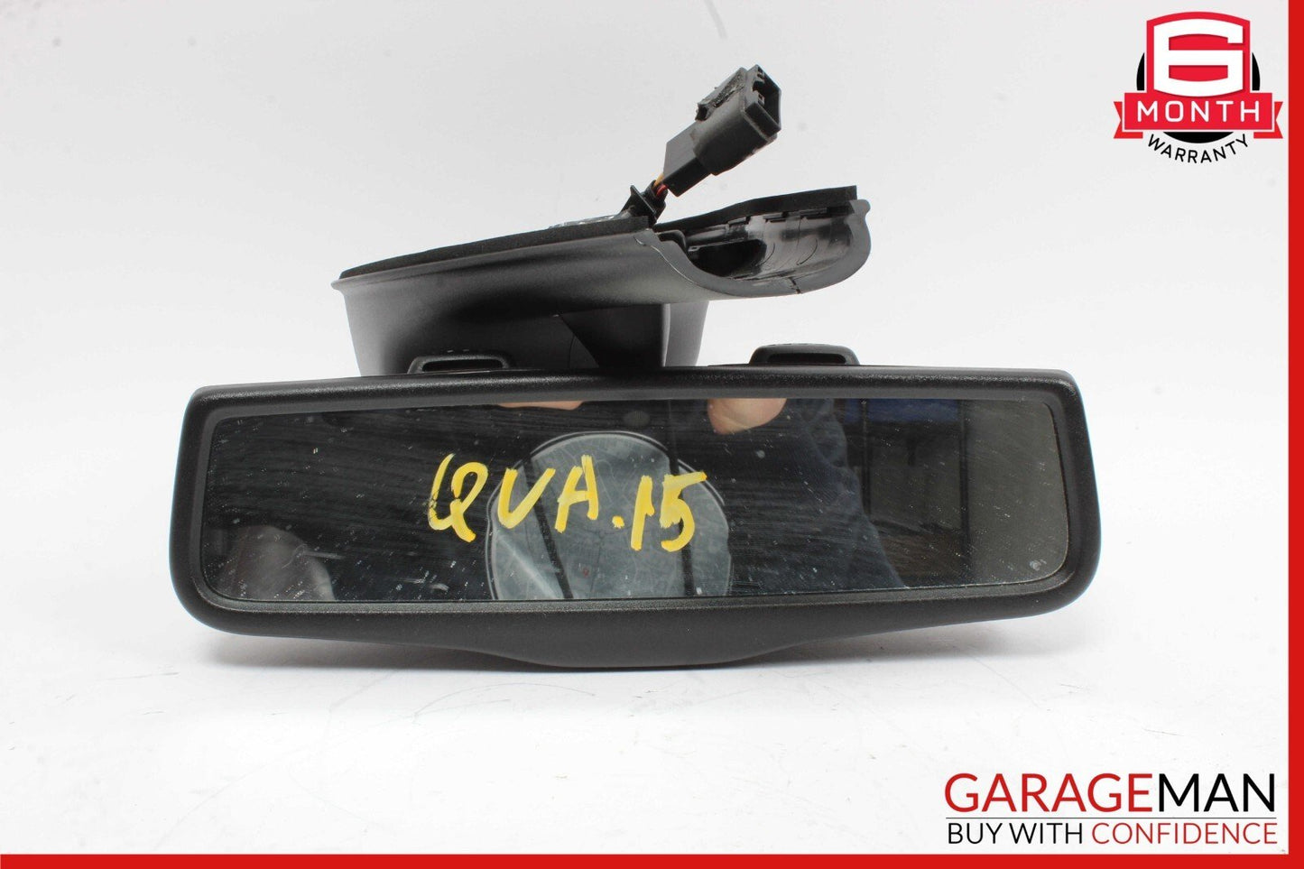 13-17 Maserati Quattroporte Interior Upper Rear View Mirror Assembly Black OEM