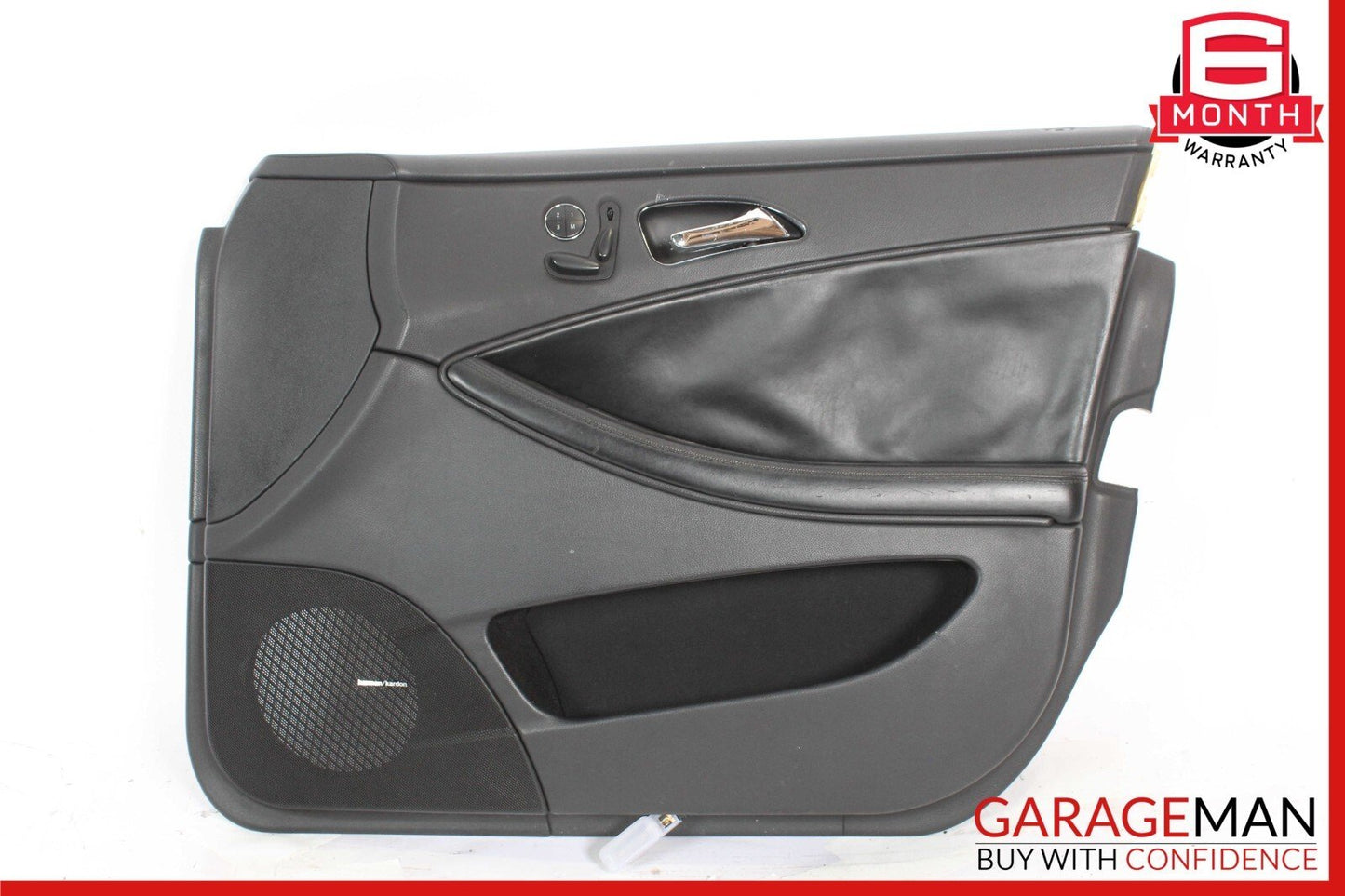 06-10 Mercedes W219 CLS63 AMG Front Right Passenger Interior Door Panel Black