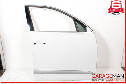 17-19 Audi Q7 Front Right Passenger Side Door Shell White OEM