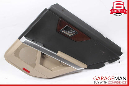 10-15 Mercedes X204 GLK350 Rear Right Passenger Side Interior Door Panel Brown