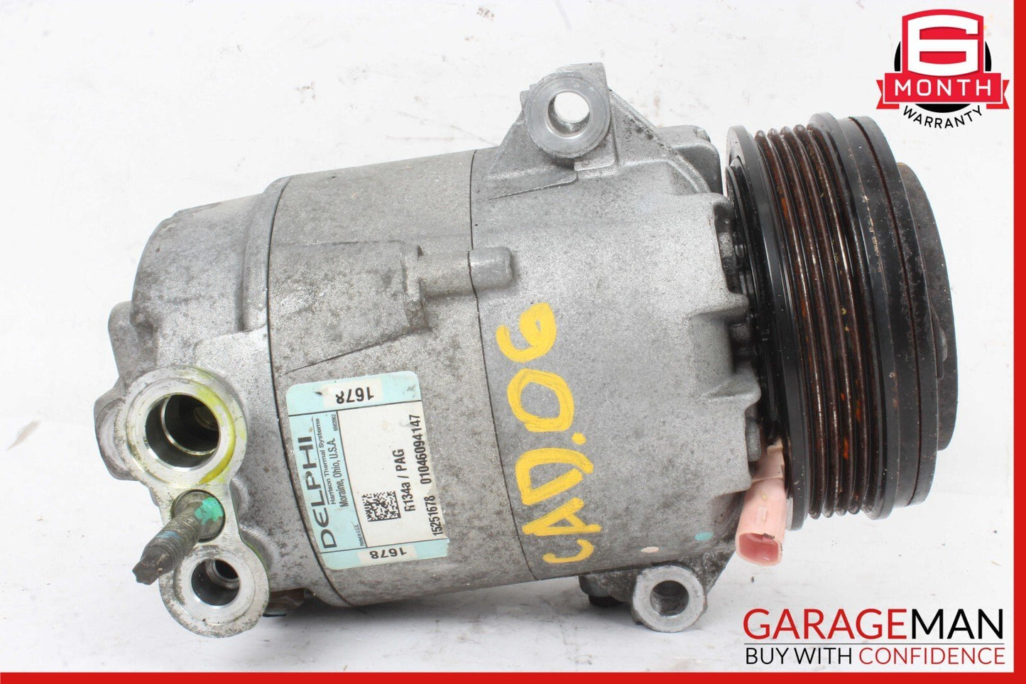 04-09 Cadillac XLR A/C Air Conditioning Compressor 10441357 OEM
