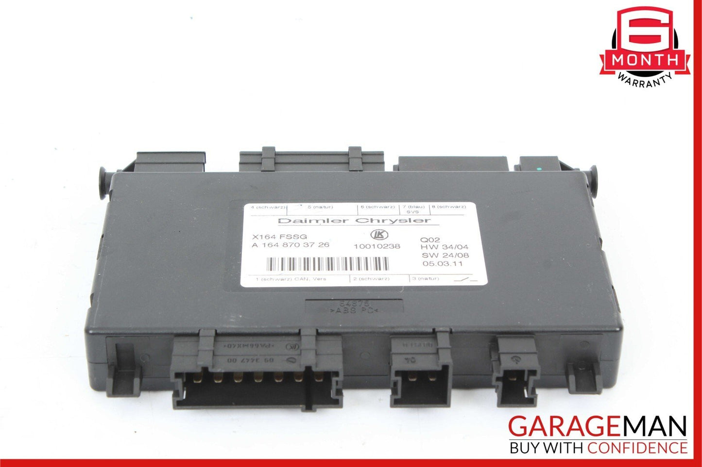 07-12 Mercedes X164 GL450 GL450 Third Seat Row Power Folding Control Module OEM