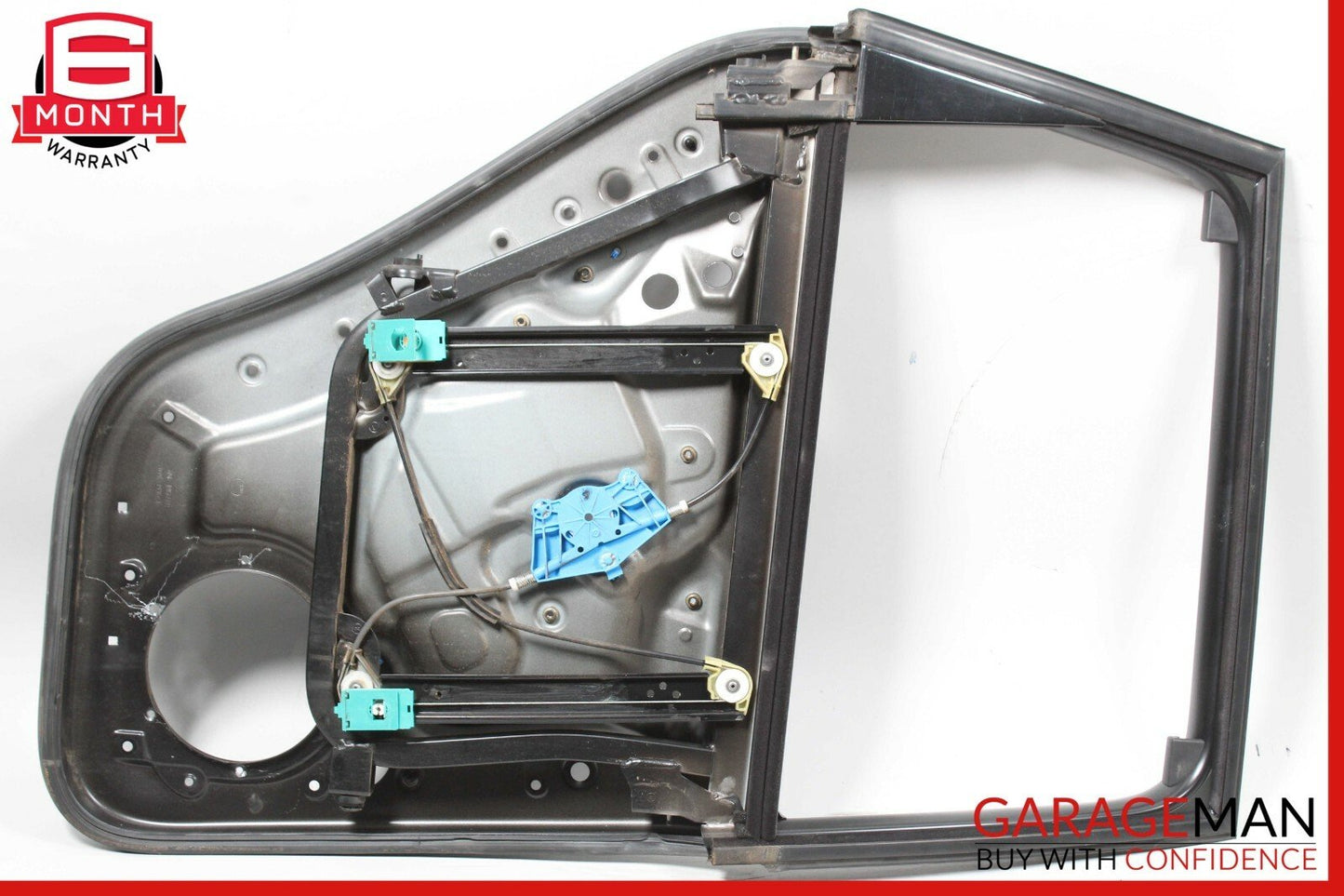 03-06 Porsche Cayenne 955 Rear Right Side Door Plate Window Frame Panel Assembly