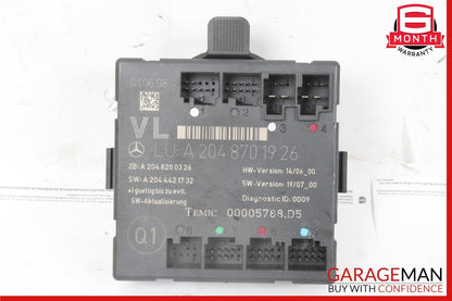 08-14 Mercedes W204 C63 AMG C300 Front Left Side Door Control Controller Module