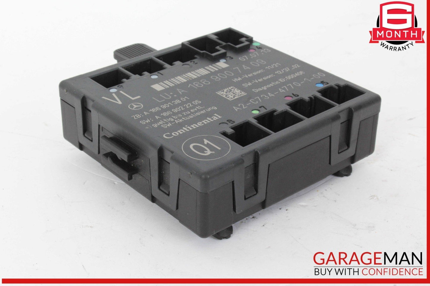 12-19 Mercedes X166 GL450 4MATIC Front Left Drive Side Door Control Module Unit