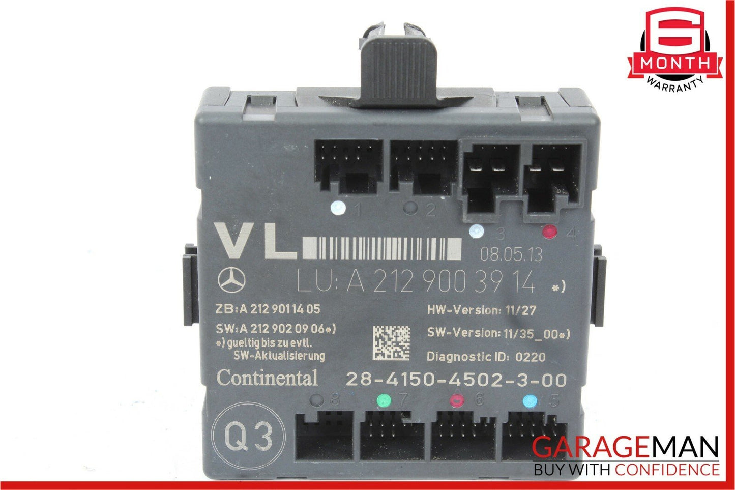 08-14 Mercedes W204 C250 C350 Front Left Side Door Control Module Unit OEM