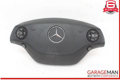 07-10 Mercedes W221 S550 CL550 Steering Wheel Airbag Air Bag Black OEM
