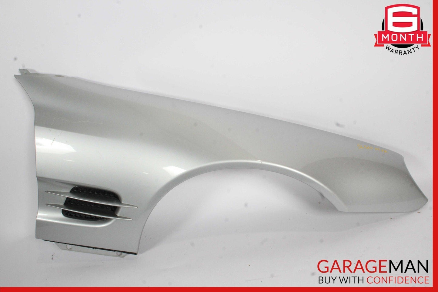 03-08 Mercedes R230 SL500 Front Right Passenger Side Wing Fender Panel Silver