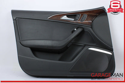 12-18 Audi A6 S6 Front Left Driver Side Interior Door Panel 4G1867021 OEM