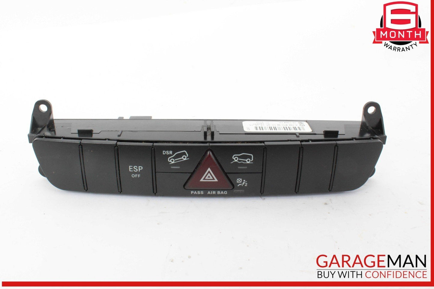 06-12 Mercedes W164 ML350 GL450 Center Console Hazard Control Switch Panel OEM