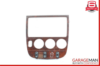 98-01 Mercedes W163 ML320 ML430 Center Console Trim Panel Cover Bezel Wood OEM