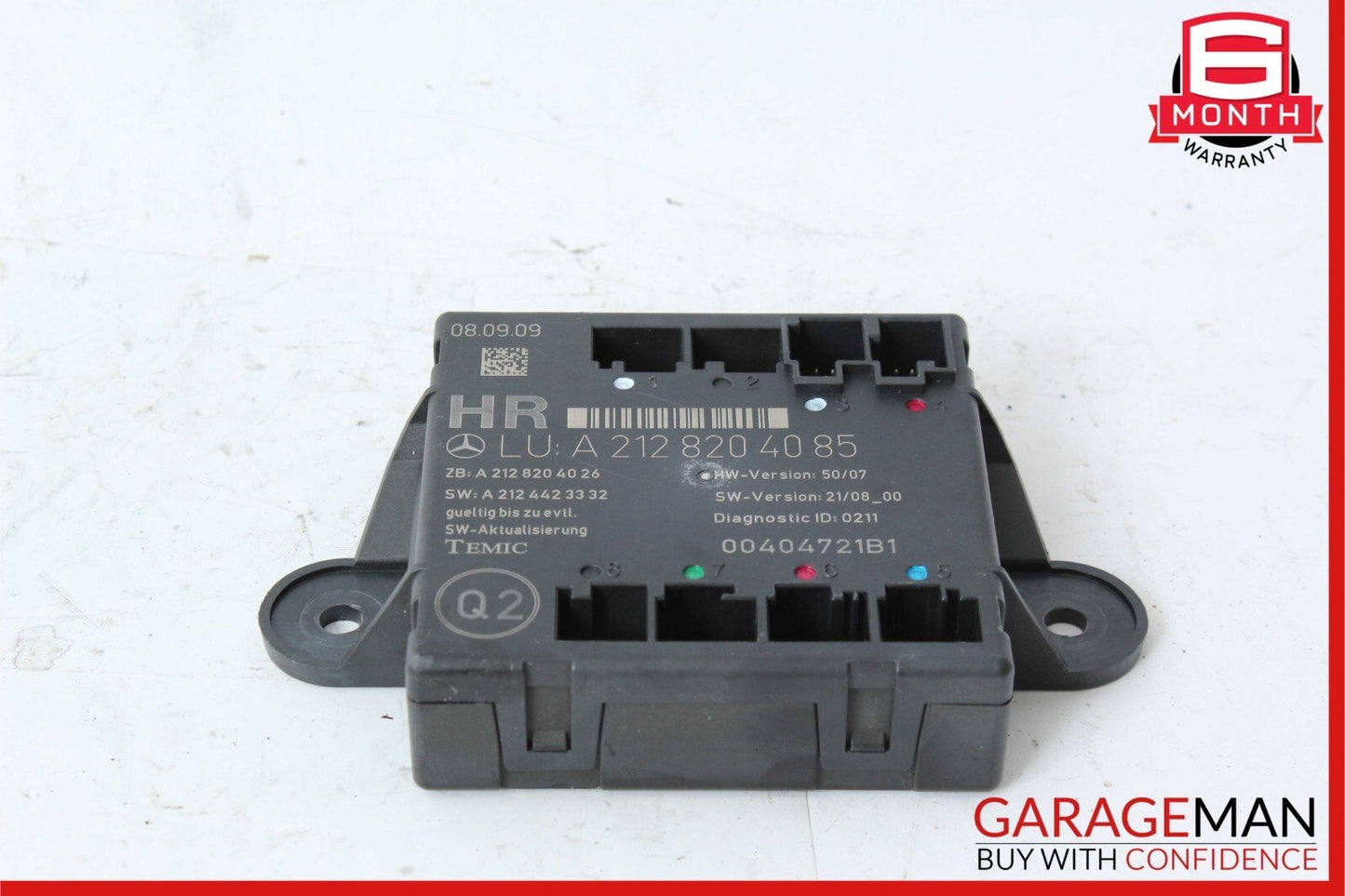 08-18 Mercedes W212 E350 C350 CLS500 Rear Right Side Door Control Module Unit