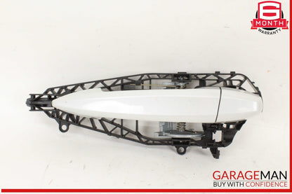 16-22 BMW X1 F48 X2 Rear Left Driver Side Exterior Door Handle White OEM