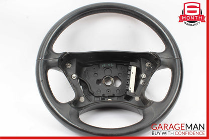 06-09 Mercedes W211 E350 CLS500 4 Spoke Steering Wheel Leather Black OEM