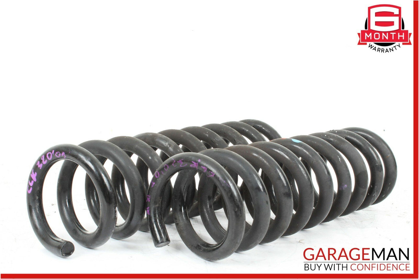 03-09 Mercedes W209 CLK320 Rear Left & Right Shock Absorber Coil Spring Set OEM