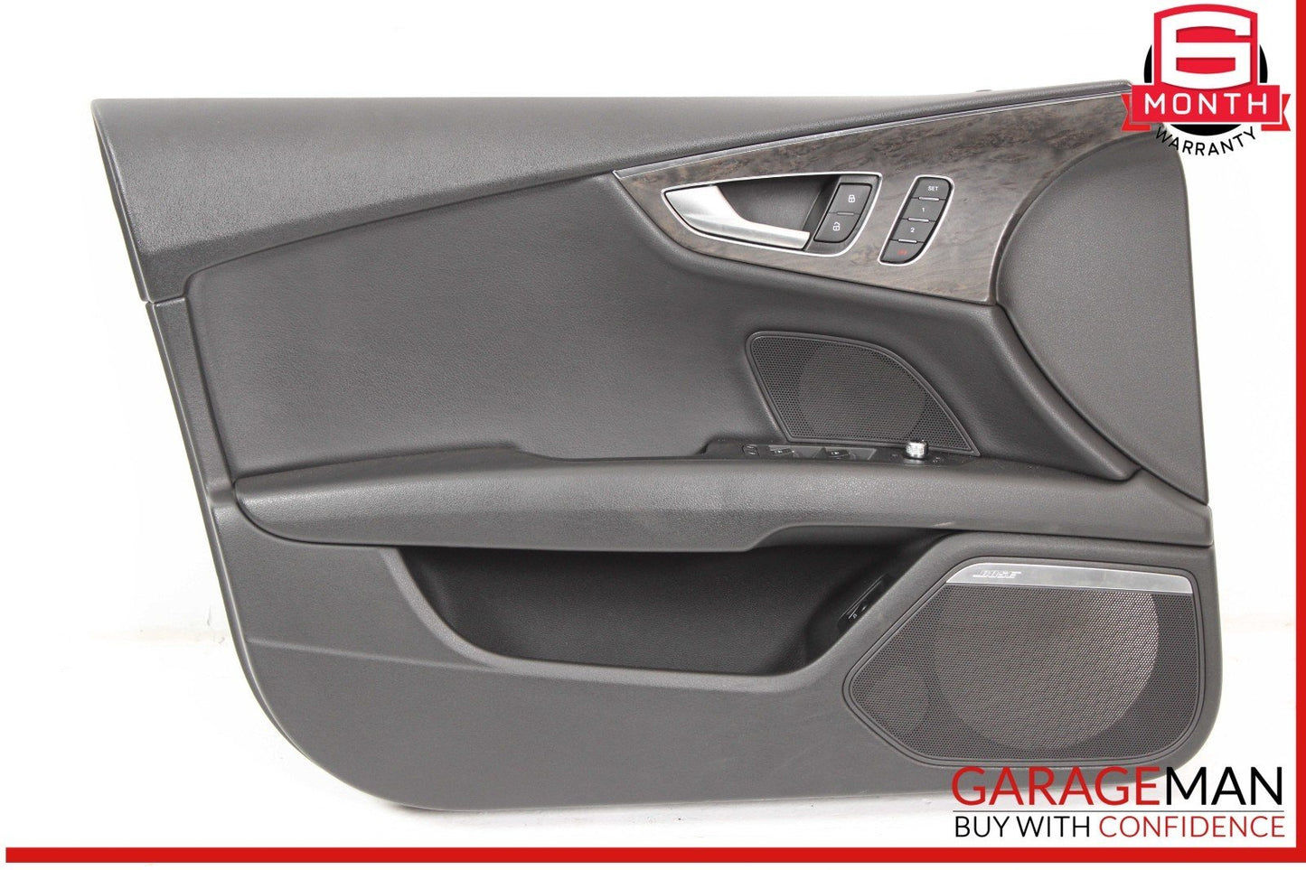 12-18 Audi A7 S7 RS7 Front Left Driver Side Door Panel Cover Trim Black OEM