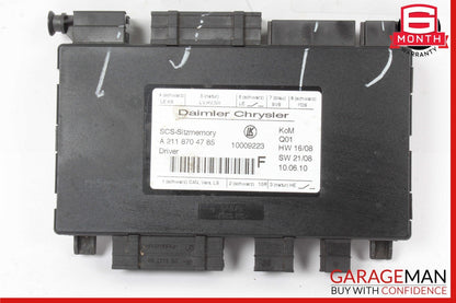 03-12 Mercedes X164 GL450 SLK280 GL550 E320 Front Left Seat Control Module OEM