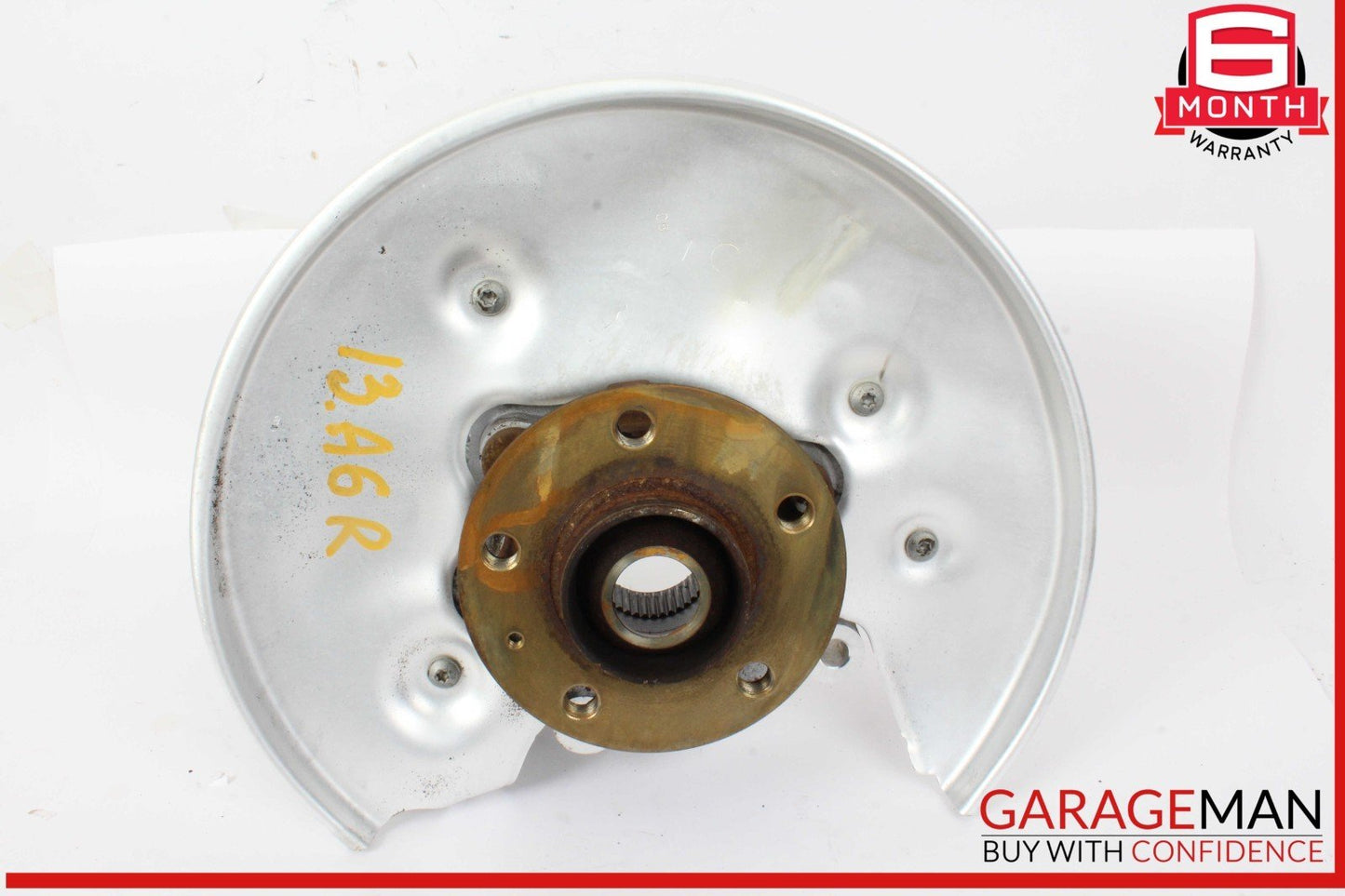 09-18 Audi A6 S4 A4 Rear Right Passenger Side Spindle Knuckle Wheel Hub OEM