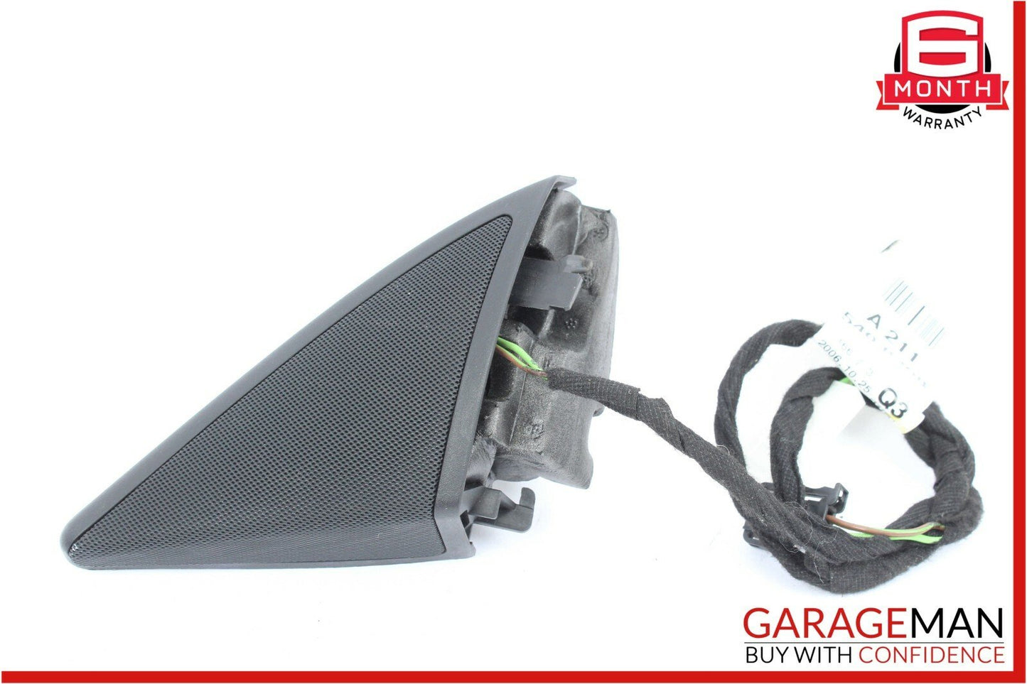 06-11 Mercedes W219 CLS500 Front Left Side Door Tweeter Speaker Cover Trim OEM