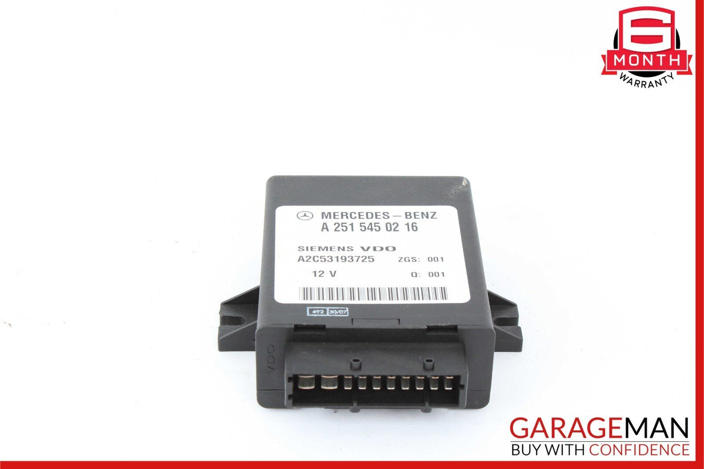06-13 Mercedes W251 R350 E350 Rear Air Suspension Control Module Unit