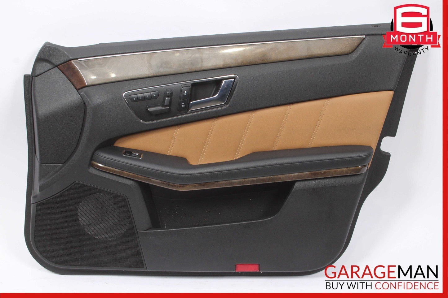 10-13 Mercedes W212 E350 E550 Front Right Side Interior Door Panel Cover Brown