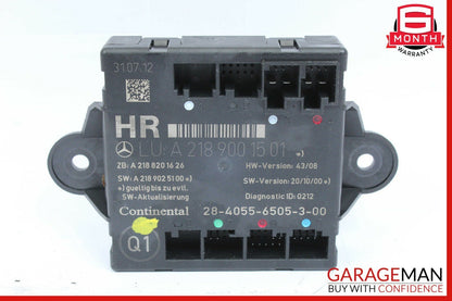 08-14 Mercedes W204 C300 C350 Rear Right Door Control Module Unit 2189001501 OEM