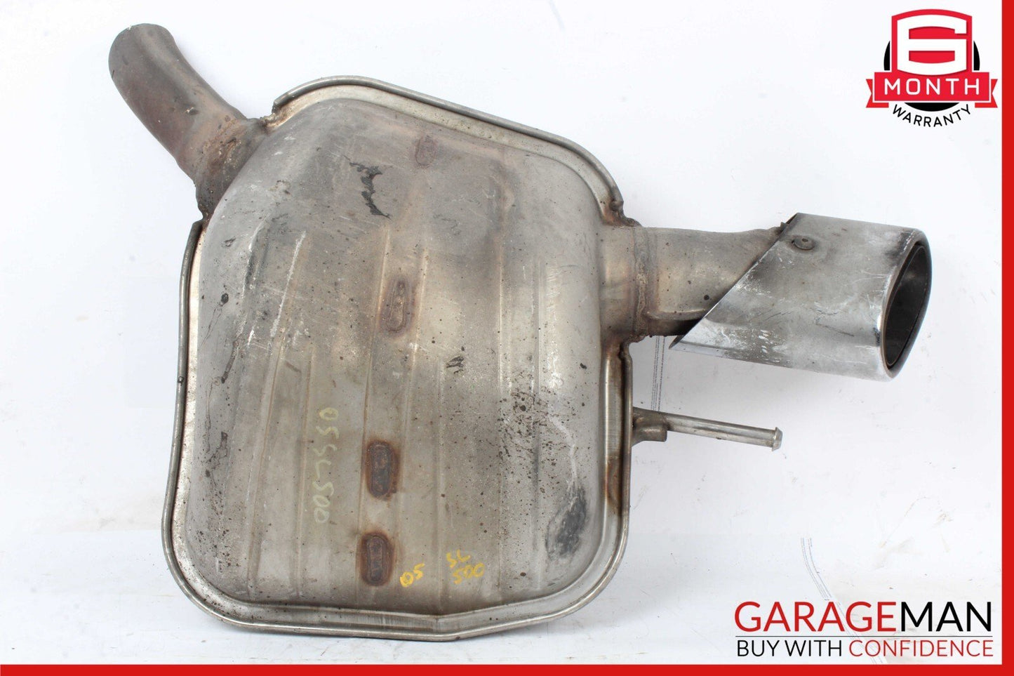 03-08 Mercedes R230 SL500 SL600 Rear Right Exhaust Mufflers Muffler Tip OEM