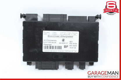 03-12 Mercedes GL450 ML550 SLK280 Front Right Side Seat Control Module Unit