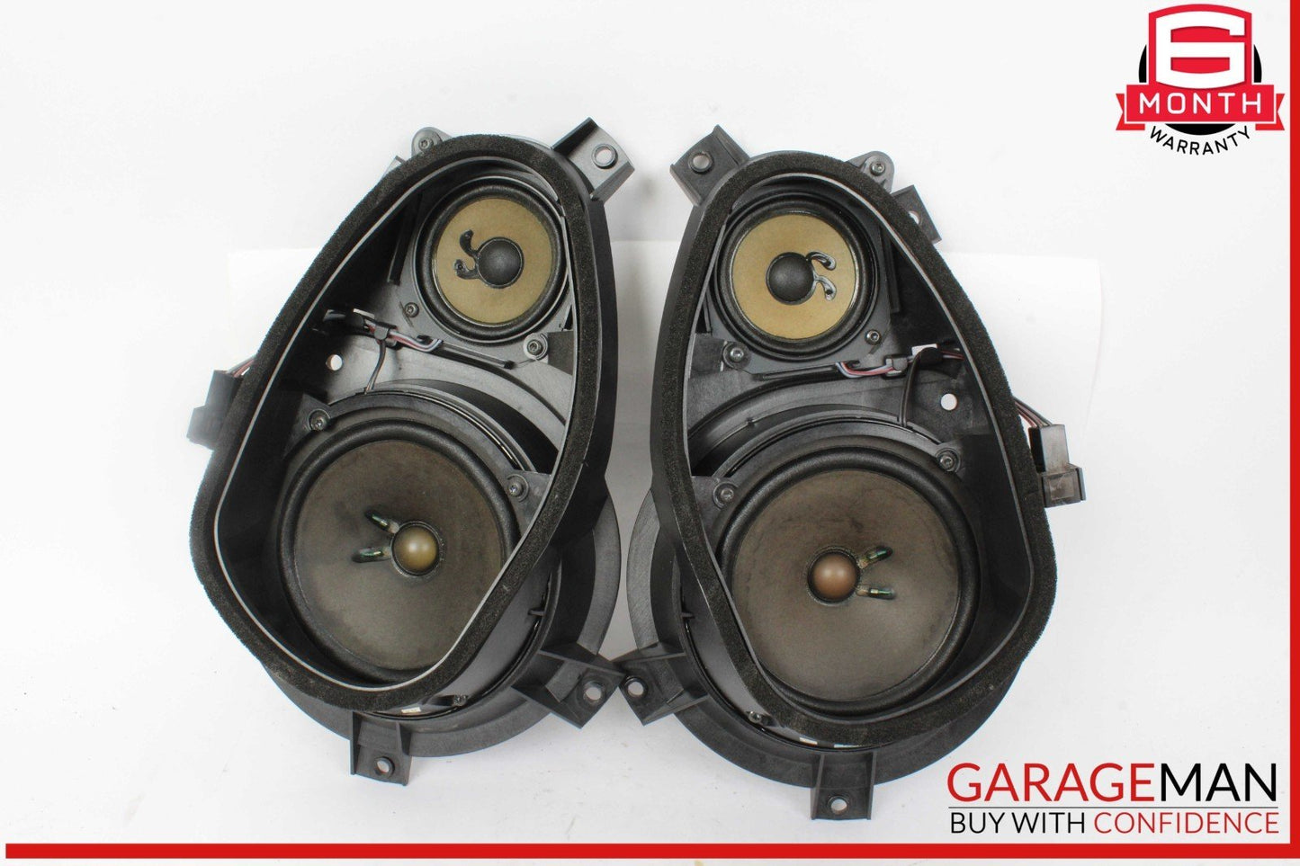 03-08 Mercedes R230 SL500 SL55 Left & Right Side Door Audio Speakers Set Bose