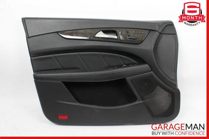 12-14 Mercedes W218 CLS550 Front Left Driver Side Interior Door Panel Anthracite