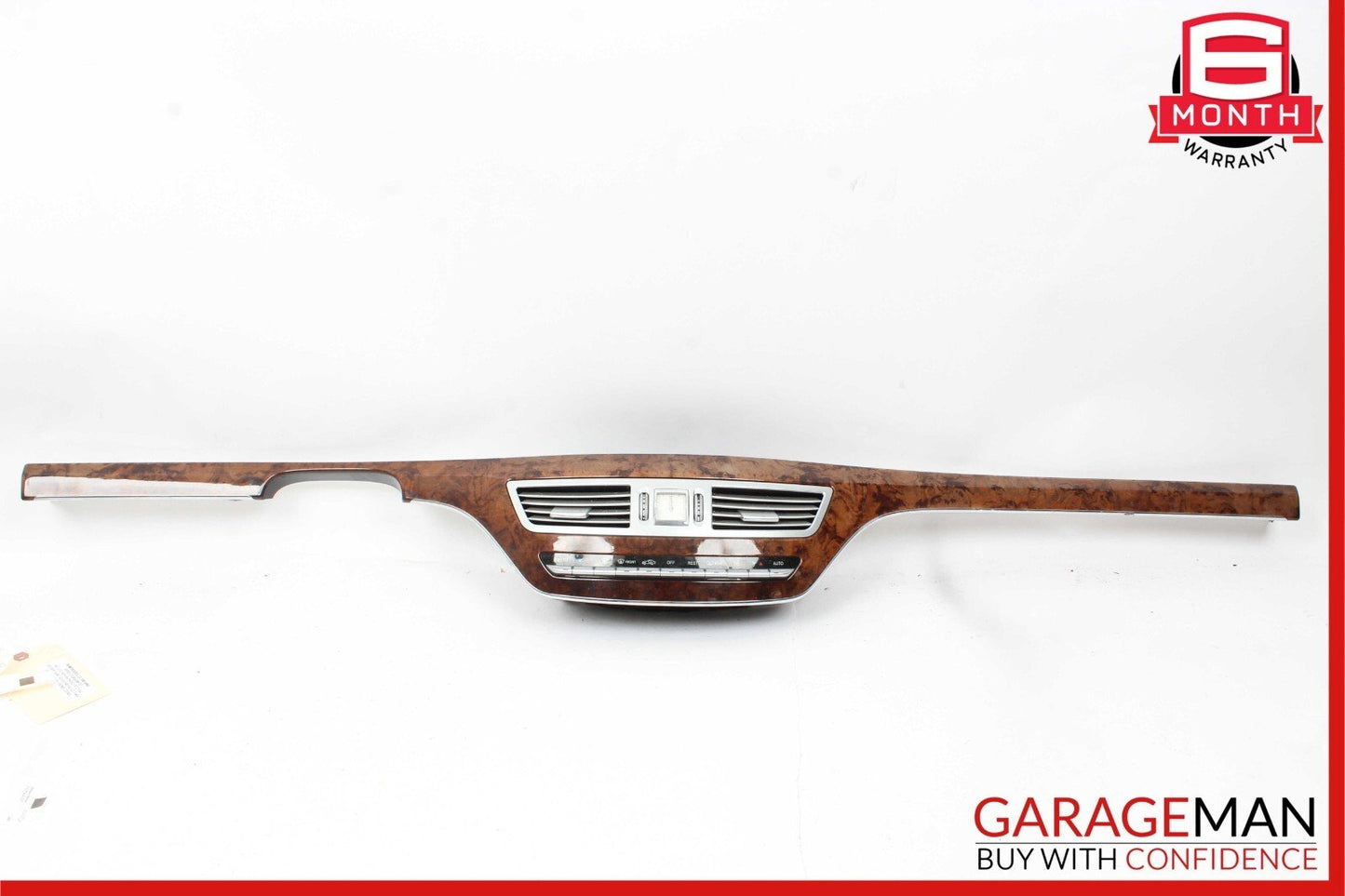 07-13 Mercedes W221 S63 AMG Dash Board Dashboard Center Cover Panel w/Vent OEM