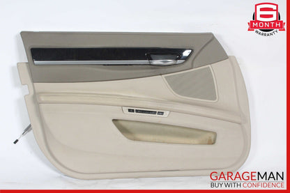 09-15 BMW 750I 750LI F01 F02 Front Left Driver Side Interior Door Panel Assy