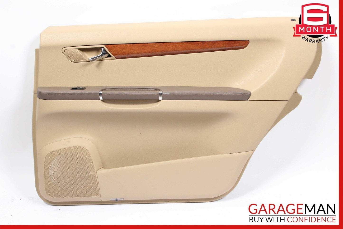 06-10 Mercedes W251 R350 Rear Right Passenger Side Interior Door Panel Brown OEM