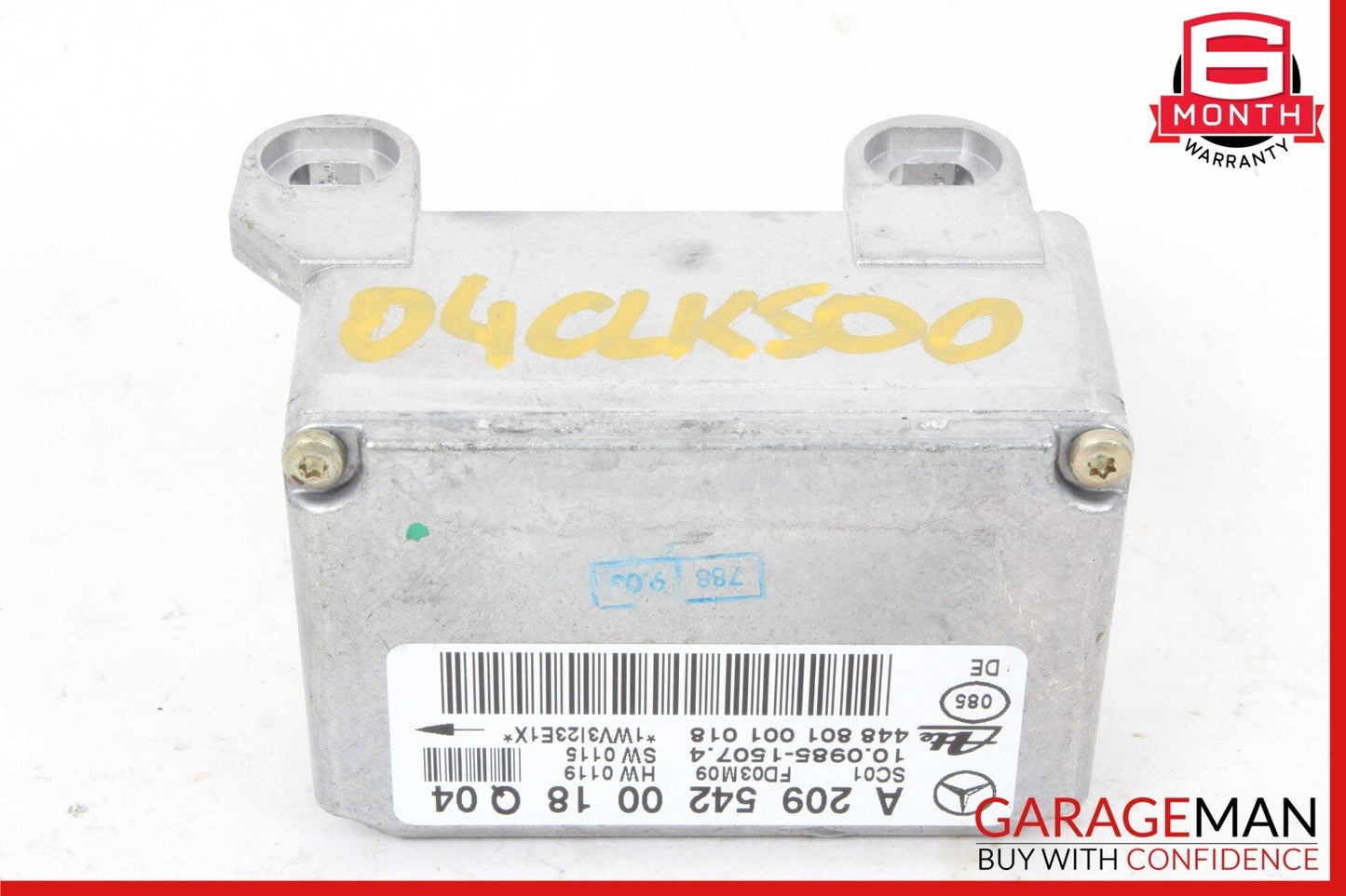 01-09 Mercedes W203 C240 CLK320 Speed Yaw Turn Rate Module 2095420018 OEM