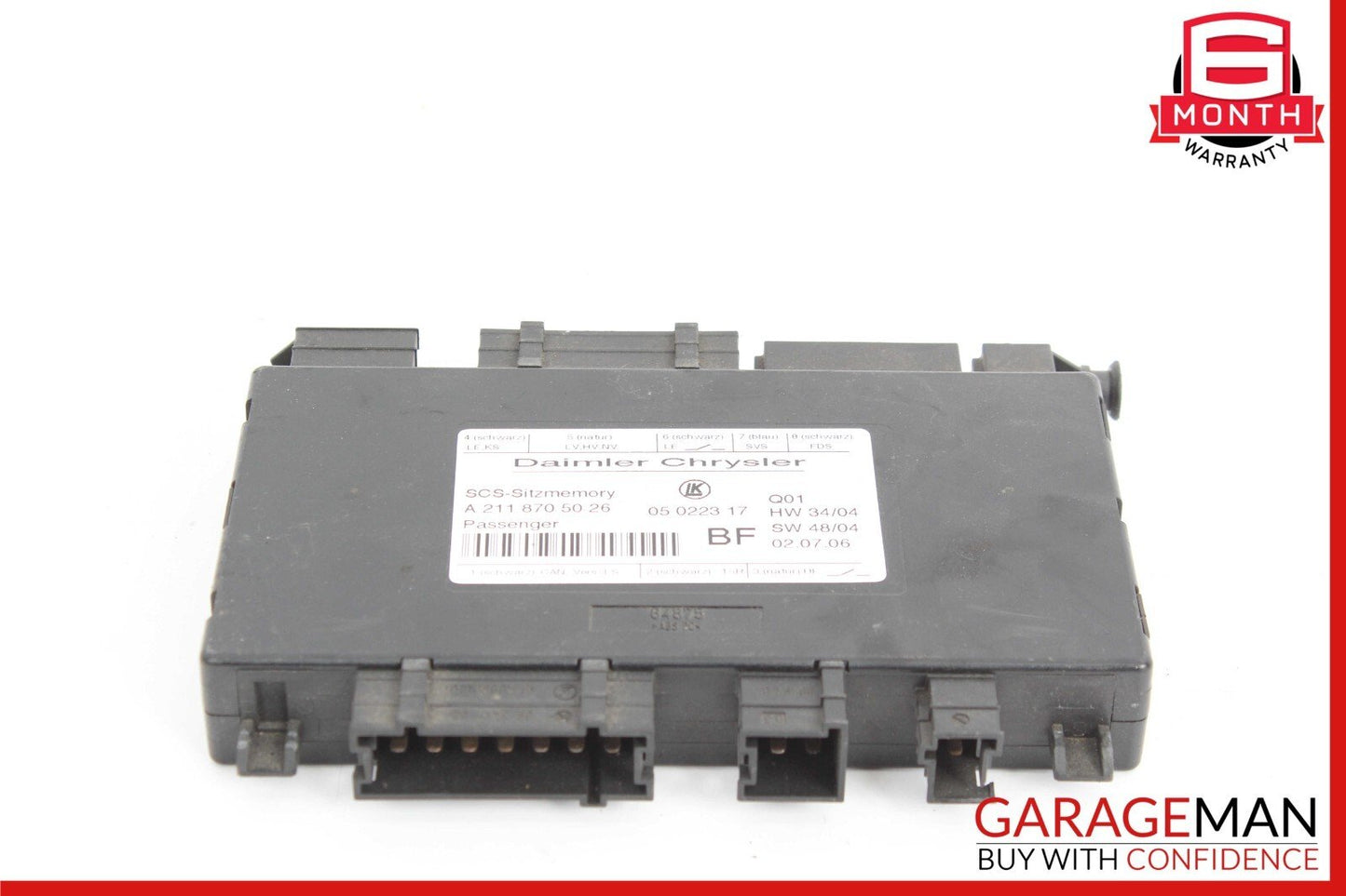 03-12 Mercedes W219 CLS550 E550 Under Seat Control Module Front Right Side OEM