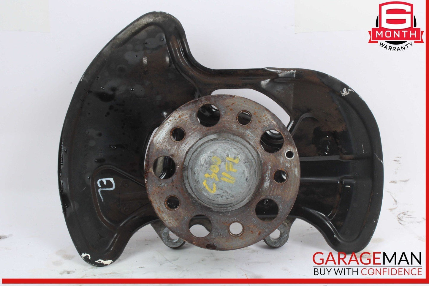 08-20 Mercedes W204 C300 Front Left Side Spindle Knuckle Wheel Hub Bearing OEM