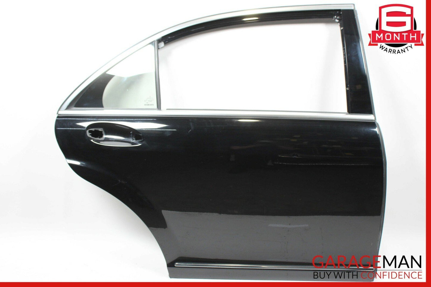 07-13 Mercedes W221 S550 S600 Rear Right Side Exterior Door Shell Panel Black