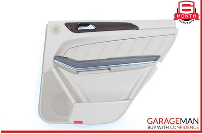 13-16 Mercedes X166 GL350 Rear Right Side Interior Door Panel Cover Trim Assy