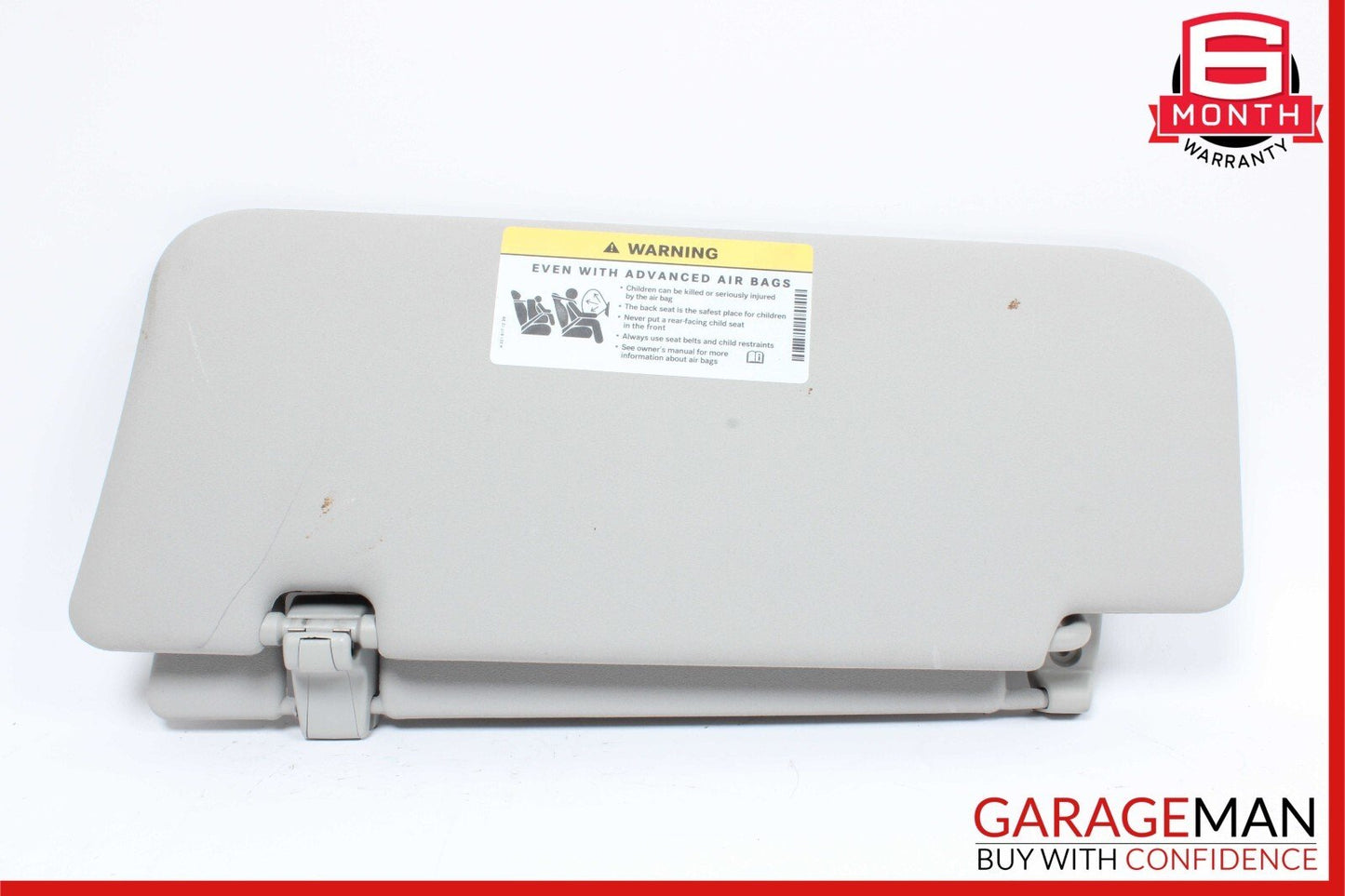 06-12 Mercedes X164 GL450 Front Right Side Sun Visor Sunvisor Shade Gray OEM